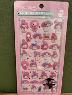 My Melody ボンボンドロップシール 32個入り