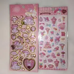 マイメロディ　ジュエリーステッカー　キャンディステッカー