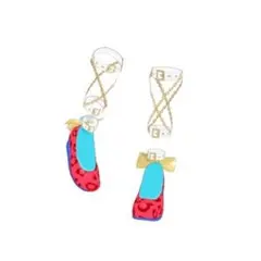 【同梱100円】アイプリバース アニマルロックレッドシューズ