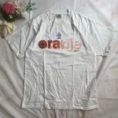 【銀タグ・オランダ代表】NIKE ナイキ ORANJE Tシャツ 白 Mサイズ