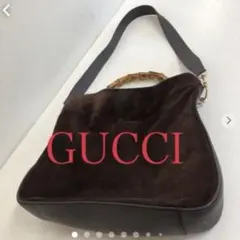 Gucci オールドグッチ　スエード　パンブーバッグ　ショルダーバッグ GUCCI グッチ オールドグッチ バンブースエード2wayトート ショルダー
