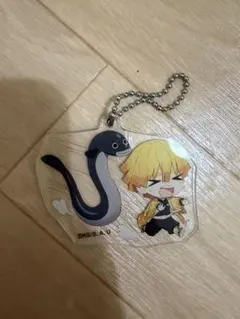 鬼滅の刃　我妻善逸　キーホルダー　ローソン限定品
