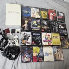 SONY PS2 本体 SCPH-55000GT コントローラー ソフト　セット