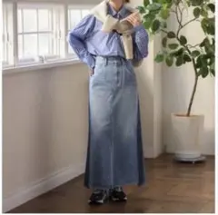 Herlipto Mermaid Slit Denim Skirt - メルカリ