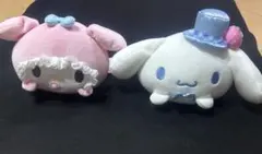 サンリオ　もちもちころころ　マイメロディ＆シナモロール　ぬいぐるみ