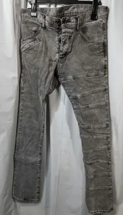 未使用 SHAREEF change skinny denim グレー ケミカル