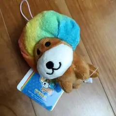 新品　アフロ犬 　ぬいぐるみ 　手のひらサイズ　マスコット