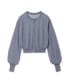 LILY BROWN シアーラメニットカーディガン