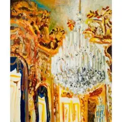 山崎拓巳 『馬と男』 直筆 油絵 絵画 油彩 Amway アムウェイ - メルカリ