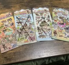 【残りわずか】恐竜と動物のシール　3枚セット　新品未使用