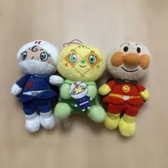 アンパンマン メロンパンナちゃん　ロールパンナちゃん　ぬいぐるみ 3体セット