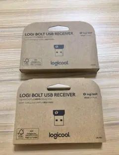 新品2個　LOGIBOLT USB RECEIVER