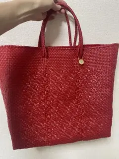 Letraレトラ　メルカドバッグ　RED (M)のサムネイル