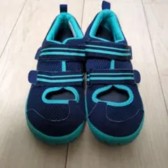 asics ネイビー/ターコイズ スニーカー