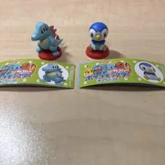 ポケモンチョコエッグ　旅立ちの3匹　ポッチャマ　ワニノコ