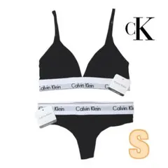 【新品未使用✨️】カルバンクライン ブラ＆ショーツ Tバック 上下セット Sサイズ