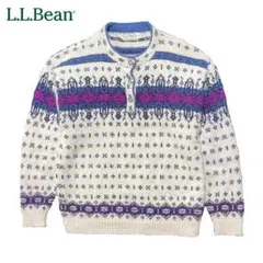 USA製 L.L.Bean エルエルビーン ノルディック セーター レディースM