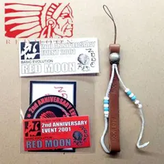 レッドムーン RED MOON コンチョ付き ストラップDBR 財布ウォレットのサムネイル