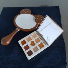 Love Bear アイシャドウパレット(ヘーゼルナッツココア)とミラーセット