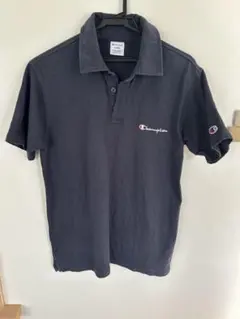 Champion ネイビー ポロシャツ Lサイズ