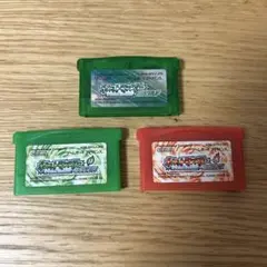 ポケットモンスター エメラルドファイアレッド　リーフグリーンソフトのみ動作未確認