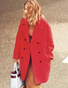 ミラ オーウェン Mila Owen ハーフ丈コクーンコート