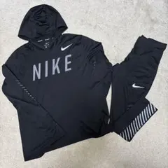 【Ｌサイズ】NIKE ドライフィット　パーカー　セットアップ　ブラック