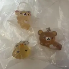 リラックマ　キイロイトリ　めじるしアクセサリー　コリラックマ　ガチャガチャ