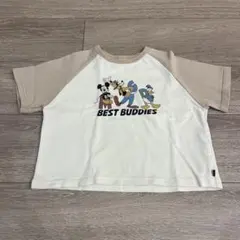 【新品未使用品!!】フタフタ ディズニー ミッキーフレンズ 半袖 100