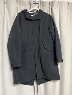 ブラックモッズコート キルティングインナー付き