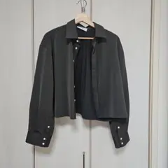 ～値下げ～MIESROHE ダークグレー 長袖シャツのサムネイル