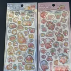 【正規品】星のカービィ　プチドロップシール　2枚セット