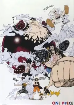 【未開封】 ONEPIECE ワンピース A全アートポスター GEAR'sルフィ