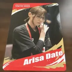 伊達朱里紗　世界麻雀2025　トレーディングカード　日本プロ麻雀連盟