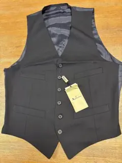 未使用 タグ付きAquascutum アクアスキュータムベスト92A5 ネイビー