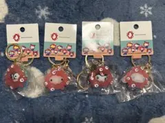 ミャクミャク　サンリオなりきり立体マスコットクリアキーホルダー　4種セット