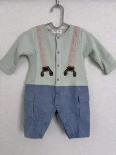 ロンパース 70cm ミントグリーン