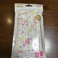 マスク　10枚　花柄
