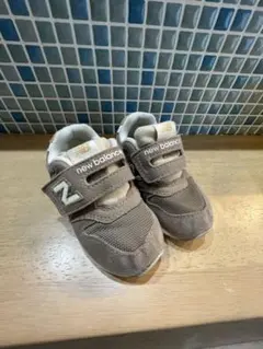 New Balance スニーカー 996 キッズ ブラウン ベルクロ 14cm