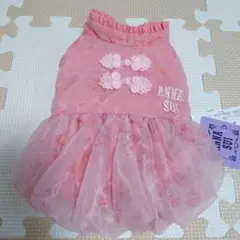 アナスイ　新品　犬服　シフォンチャイナバルーンワンピース　Sサイズ