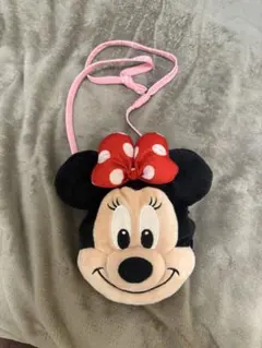 ミニーマウス ポーチ ミニーパスケース 透明ポケット付き