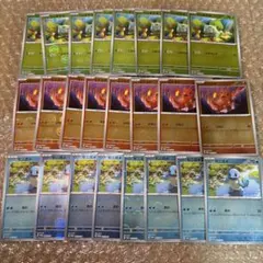 ポケモンカード 151 ファイルセット プロモ 御三家24枚 ヒトカゲ 等