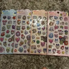 新商品　たまごっち ぷくぷくシール きゅんポップシール 3Dシール 4枚セット