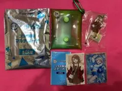 プロセカ×スシローコラボ　花里みのりマルチポーチ&ステッカー2点セット