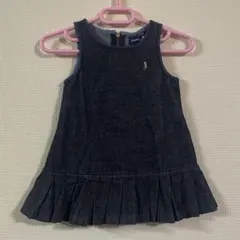 ラルフローレン　デニム　ジャンパースカート　ワンピース　80サイズ