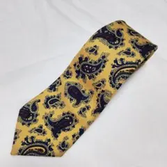 美品✨️Paul Stuart　ネクタイ　シルク100%　ペイズリー柄