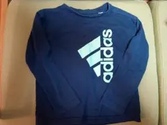 adidas ネイビー 長袖カットソー120サイズ