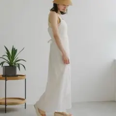 【新品未使用】kastane カスタネ ジャガードキャミワンピース フリー