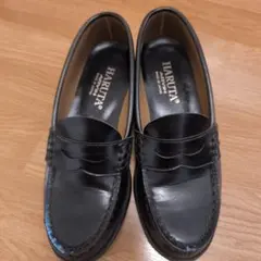 HARUTA 黒 ローファー 日本製　23cmEE