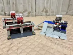 トミカタウン ビルドシティ 警察署 消防署 セット